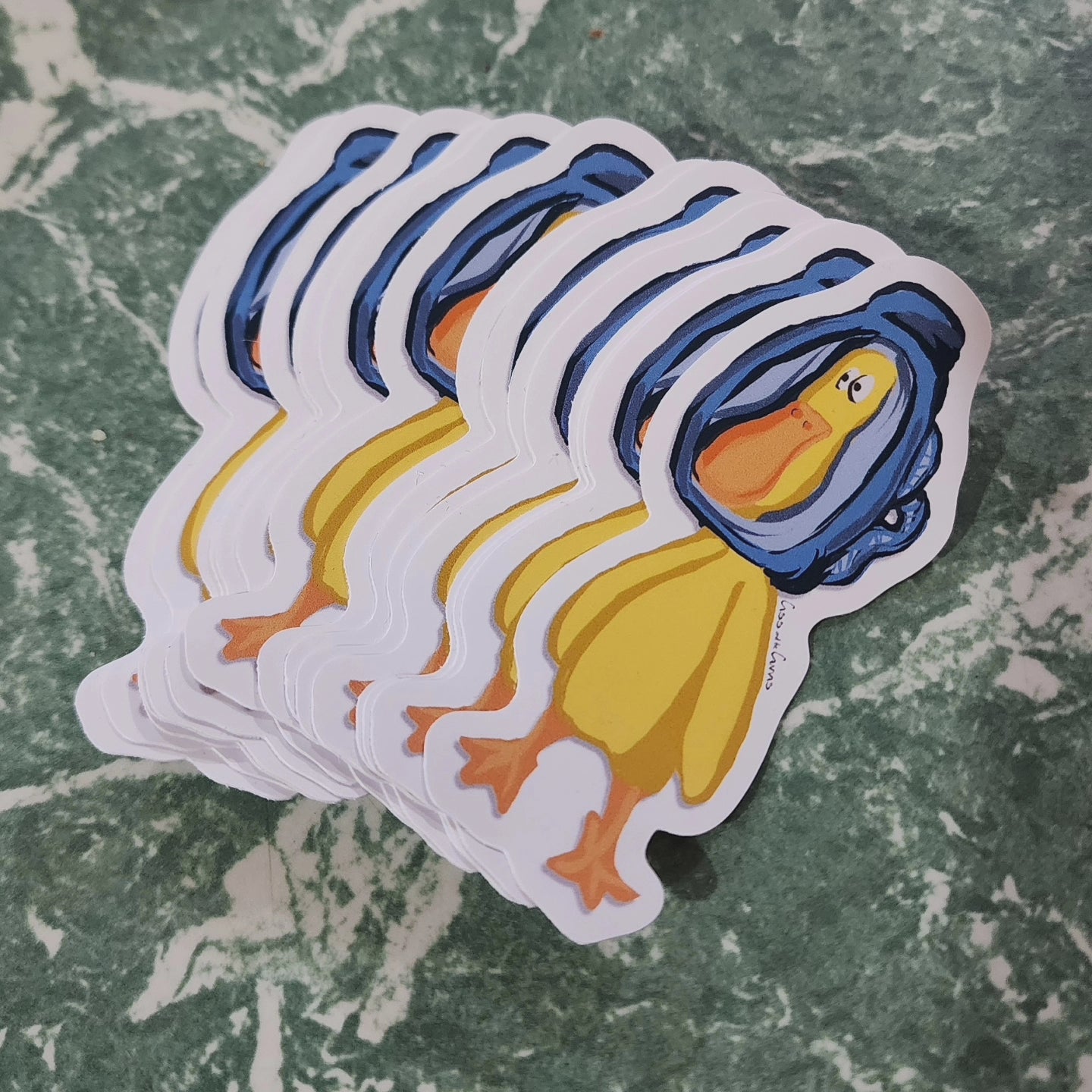 Space Duck Sticker