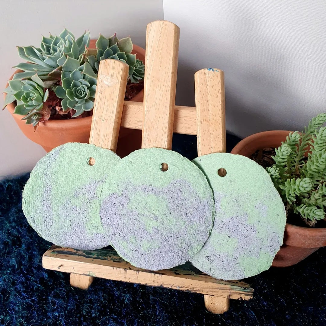 Cosmic River (Recycled Gift Tags)